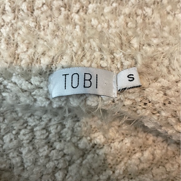 TOBI Oversized so SOFT Long Fuzzy Cover Up Sweater Small Cardigan Teddy - Picture 9 of 9